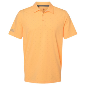 adidas A574 Pine Tree Polo - Acid Orange/Grey Two