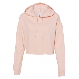 Independent Trading Co. AFX64CRP Women\'s Lightweight Cropped Hooded Sweatshirt - Blush