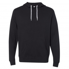 Independent Trading Co. AFX90UN Unisex Lightweight Hooded Sweatshirt - Black