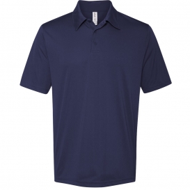 All Sport M1809 Performance 3 Button Polo - Sport Navy