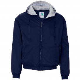 Augusta Sportswear 3280 Hooded Fleece Lined Jacket - Navy