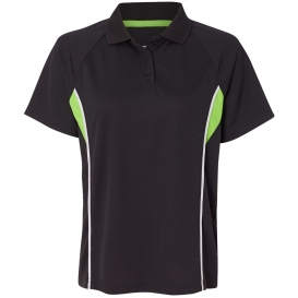 Augusta Sportswear 5024 Women\'s Rival Sport Shirt - Slate/Lime/White