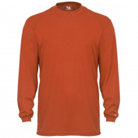 Badger Sport 4104 B-Core Long Sleeve T-Shirt - Burnt Orange
