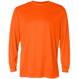 Badger Sport 4104 B-Core Long Sleeve T-Shirt - Safety Orange