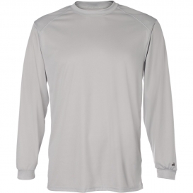 Badger Sport 4104 B-Core Long Sleeve T-Shirt - Silver