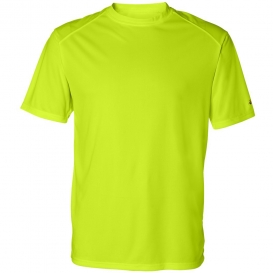 Badger Sport 4120 B-Core T-Shirt with Sport Shoulders - Safety Yellow