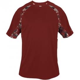 badger digital camo hook tee