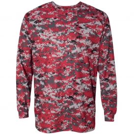 red camo long sleeve shirt