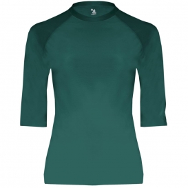 Badger Sport 4627 Pro-Compression Half-Sleeve Crew - Forest