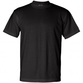 Bayside 1701 USA-Made 50/50 Short Sleeve T-Shirt - Black