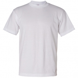 Bayside 1701 USA-Made 50/50 Short Sleeve T-Shirt - White
