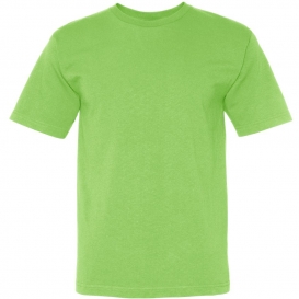 Bayside 5040 USA-Made 100% Cotton Short Sleeve T-Shirt - Lime Green