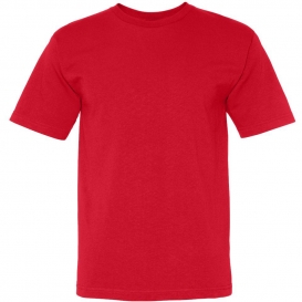 Bayside 5040 USA-Made 100% Cotton Short Sleeve T-Shirt - Red