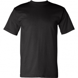 Bayside 5100 USA-Made Short Sleeve T-Shirt - Black