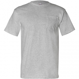 Bayside 7100 USA-Made Short Sleeve T-Shirt with a Pocket - Dark Ash
