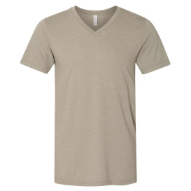 Bella + Canvas BC3005CVC Unisex Heather CVC V-Neck Tee - Heather Stone