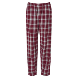 Boxercraft BM6624 Harley Flannel Pants - Heritage Maroon Plaid