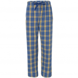 Boxercraft F20 Flannel Pants With Pockets - Royal/Gold