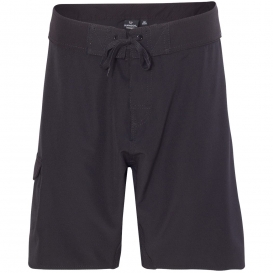 Burnside 9371 Diamond Dobby Board Shorts - Solid Black