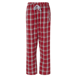 Boxercraft BW6620 Women\'s Haley Flannel Pants - Heritage Garnet Plaid