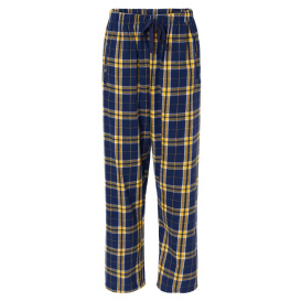Boxercraft BW6620 Women\'s Haley Flannel Pants - Navy/Gold