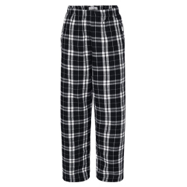 Boxercraft BY6624 Youth Flannel Pants - Black/White