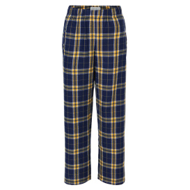 Boxercraft BY6624 Youth Flannel Pants - Navy/Gold