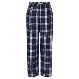 Boxercraft BY6624 Youth Flannel Pants - Navy/Silver