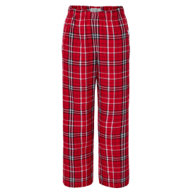 Boxercraft BY6624 Youth Flannel Pants - Red/White