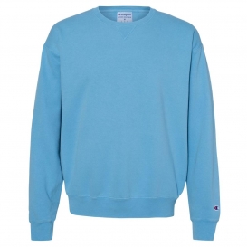 Champion CD400 Garment Dyed Crewneck Sweatshirt - Delicate Blue