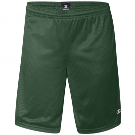 Champion S162 Mesh Shorts with Pockets - Athletic Dark Green