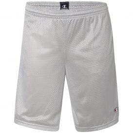 Champion S162 Mesh Shorts with Pockets - Athletic Grey