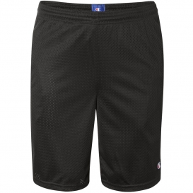 Champion S162 Mesh Shorts with Pockets - Black