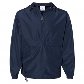 Champion CO200 Packable Quarter-Zip Jacket - Navy