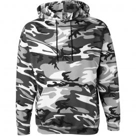 Code Five 3969 Adult Camo Pullover Fleece Hoodie - Urban Woodland