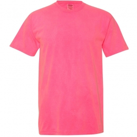 Comfort Colors 1717 Garment Dyed Heavyweight T-Shirt - Neon Pink