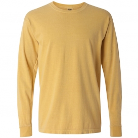 Comfort Colors 6014 Garment-Dyed Heavyweight Long Sleeve T-Shirt - Mustard