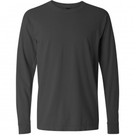 Comfort Colors 6014 Garment-Dyed Heavyweight Long Sleeve T-Shirt - Pepper