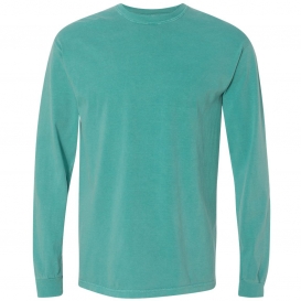 Comfort Colors 6014 Garment-Dyed Heavyweight Long Sleeve T-Shirt - Seafoam