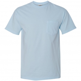 Comfort Colors 6030 Garment-Dyed Heavyweight Pocket T-Shirt - Chambray