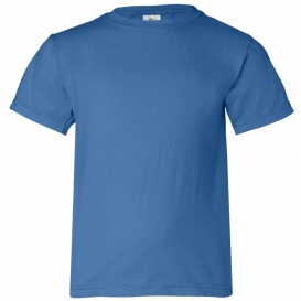 Comfort Colors 9018 Garment-Dyed Youth Midweight T-Shirt - Royal Caribe