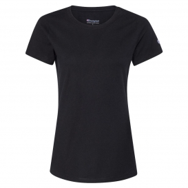 Champion CP20 Women\'s Premium Fashion Classics Short Sleeve T-Shirt - Black