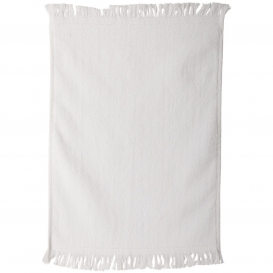 Carmel Towel Company C1118 Fringed Towel - White