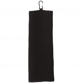 Carmel Towel Company C1717MTC Fairway Golf Towel - Black