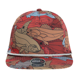 Imperial DNA014 The Golden Hour Cap - Red/Tan 