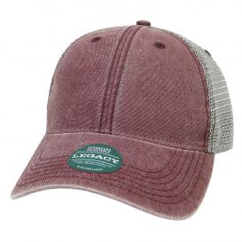 Legacy DTA Dashboard Trucker Cap - Burgundy/Grey