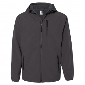 Independent Trading Co. EXP35SSZ Poly-Tech Soft Shell Jacket - Graphite