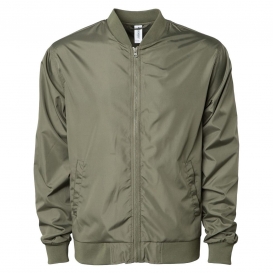 Independent Trading Co. EXP52BMR Lightweight Bomber Jacket - Army