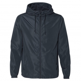 Independent Trading Co. EXP54LWZ Water Resistant Lightweight Windbreaker- Classic Navy