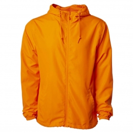Independent Trading Co. EXP54LWZ Water Resistant Lightweight Windbreaker- Safety Orange